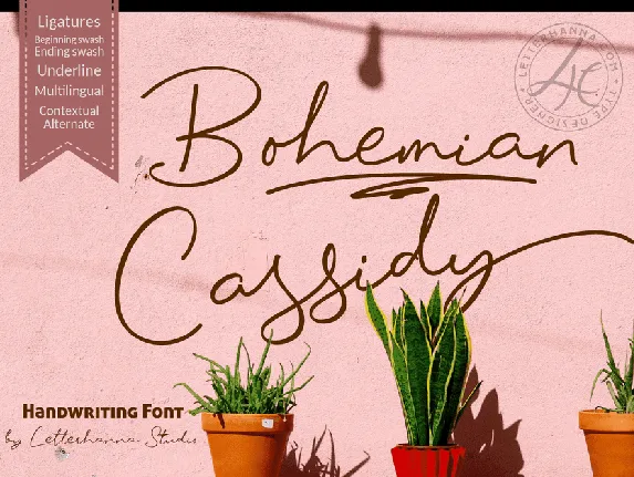 Bohemian Cassidy Free font