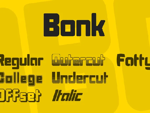 Bonk font