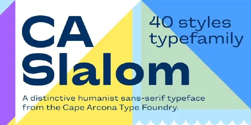 CA Slalom Family font