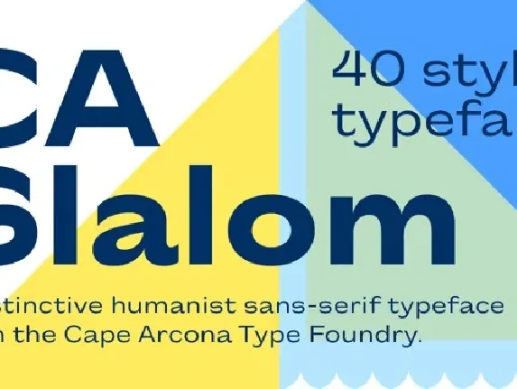 CA Slalom Family font