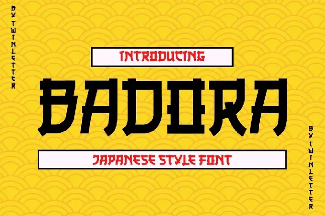 BADORA font