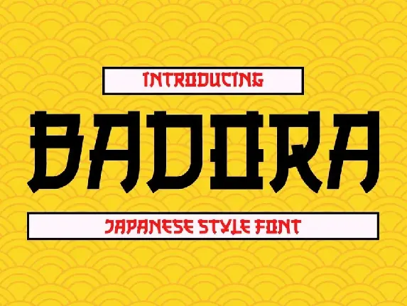 BADORA font