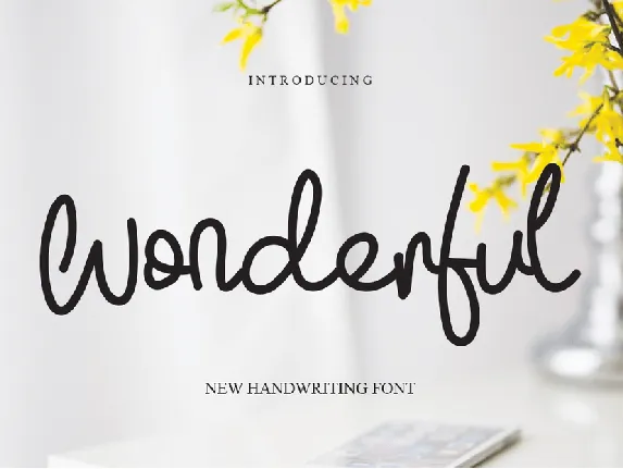 Wonderful font