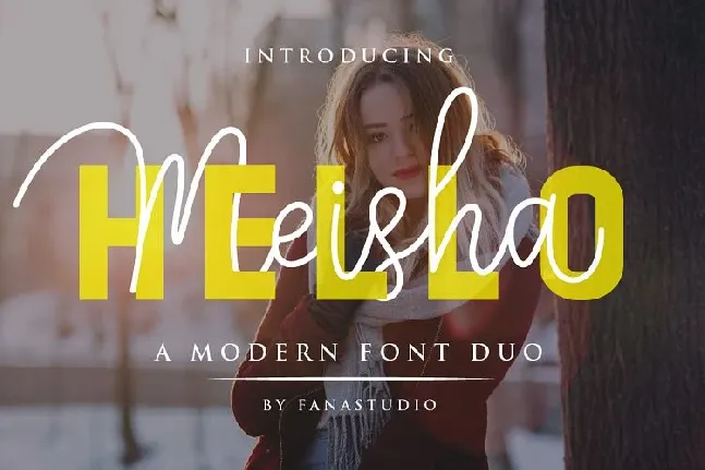 Hello Meisha Duo font