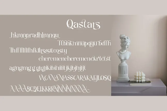 Qastars font