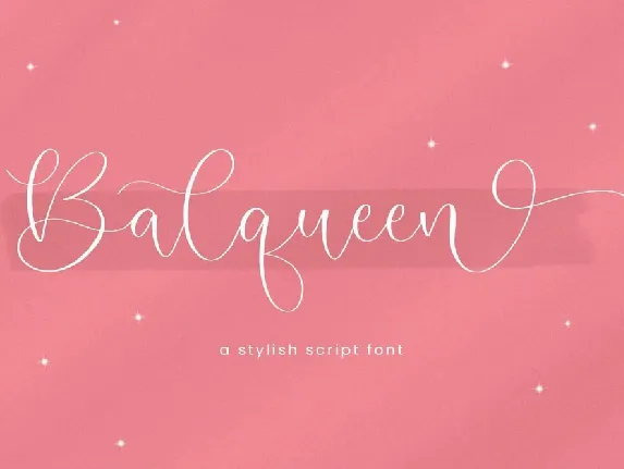 Balqueen font