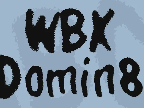 WBX Domin8 font