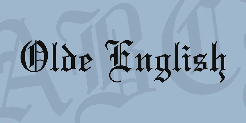 Olde English font