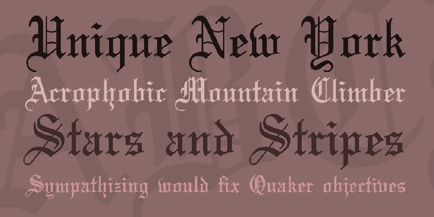 Olde English font