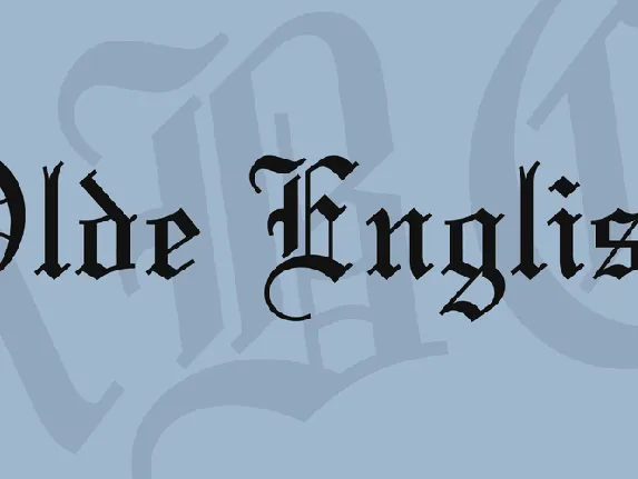 Olde English font