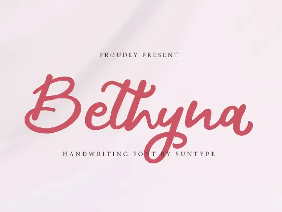 Bethyna font