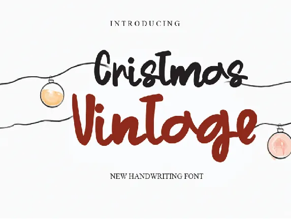 Christmas Vintage font