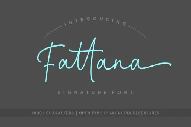 Fattana Script font