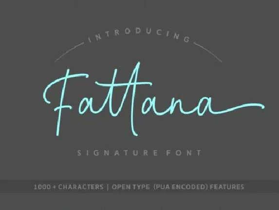 Fattana Script font