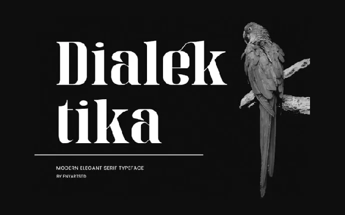 Dialektika font