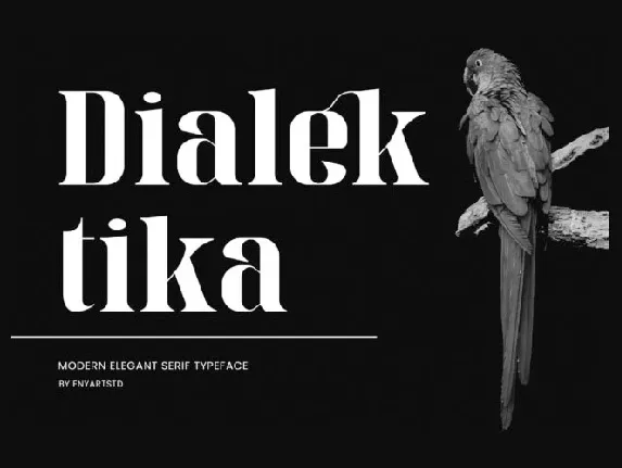 Dialektika font