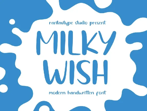 Milky Wish font