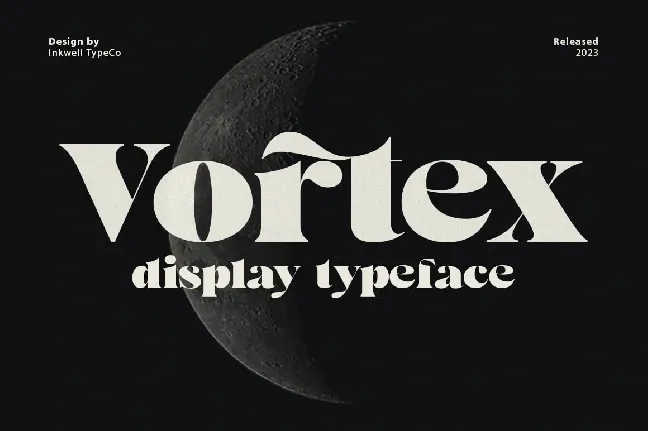 Vortex font