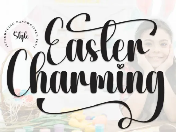 Easter Charming Calligraphy font