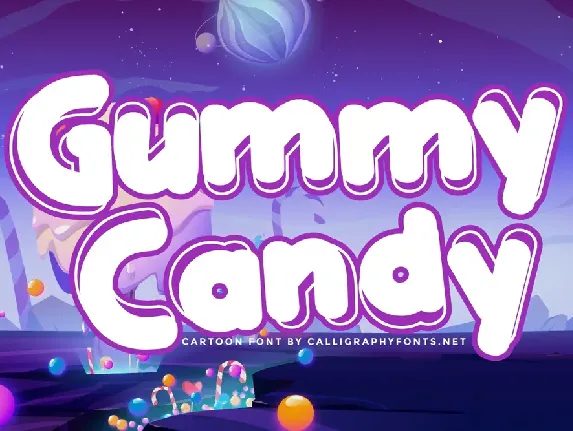 Gummy Candy Demo font