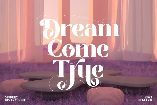 True Dream font