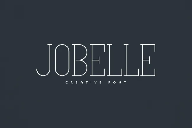 Jobelle font