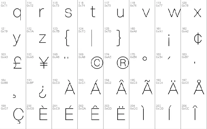 Aspekta Family font