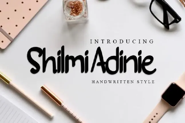 Shilmi Adinie Script font