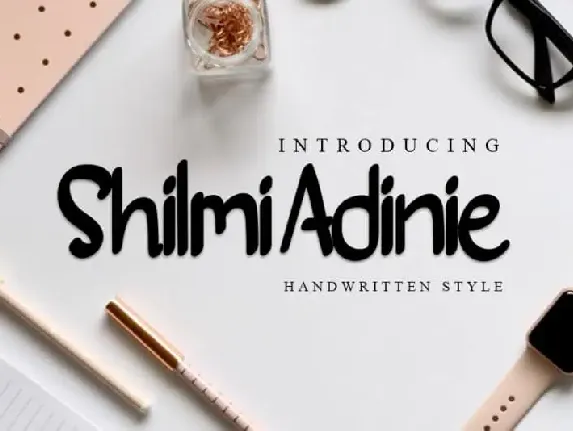 Shilmi Adinie Script font