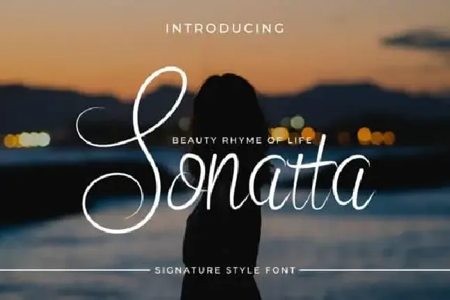 Sonatta Script font