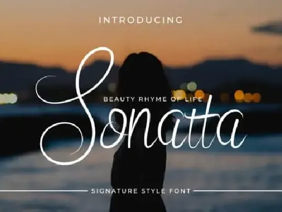 Sonatta Script font