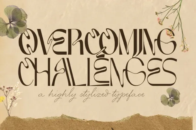 Overcoming Challenges font