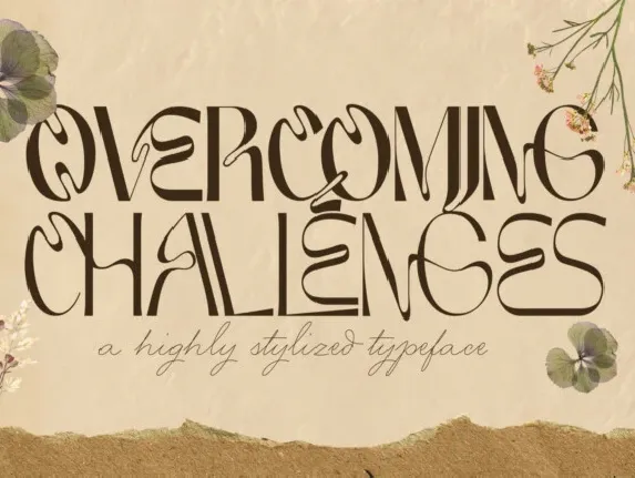 Overcoming Challenges font