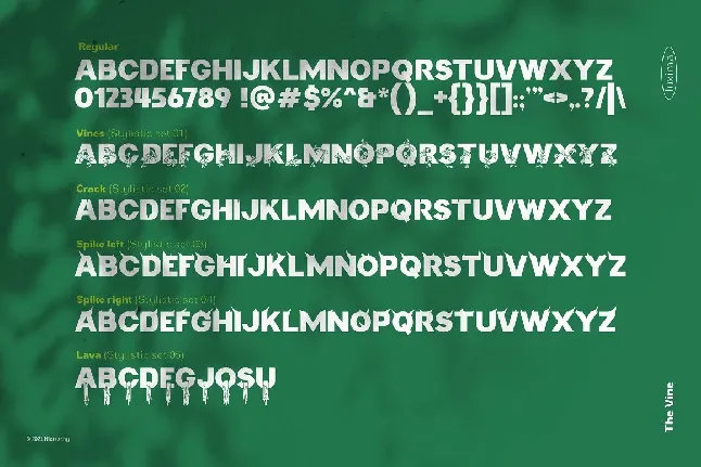 The Vine font