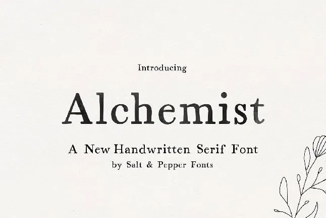 Alchemist font