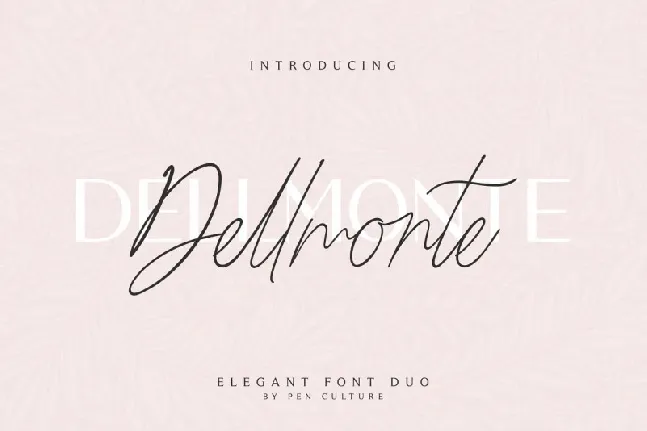 Dellmonte Sans font