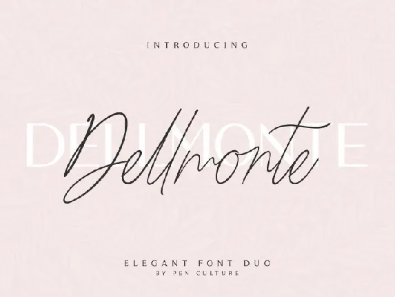 Dellmonte Sans font