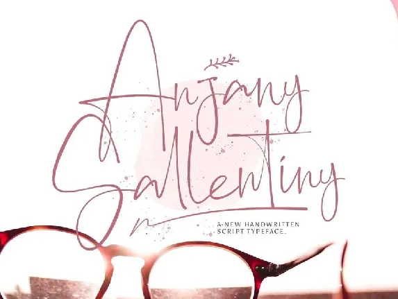 Anjany Sallentiny font