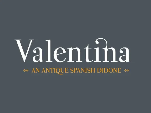 Valentina font