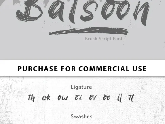 Balsoon font