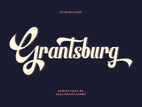 Grantsburg Demo font