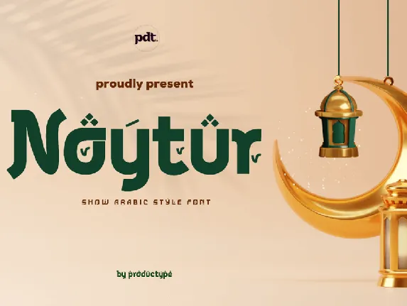 Noytur Personal use font