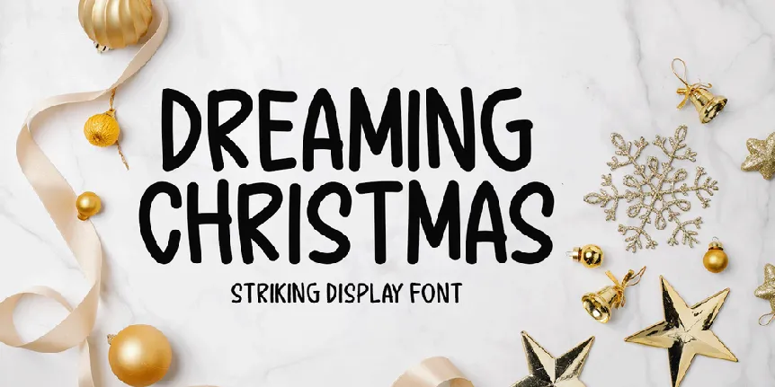 Dreaming Christmas font