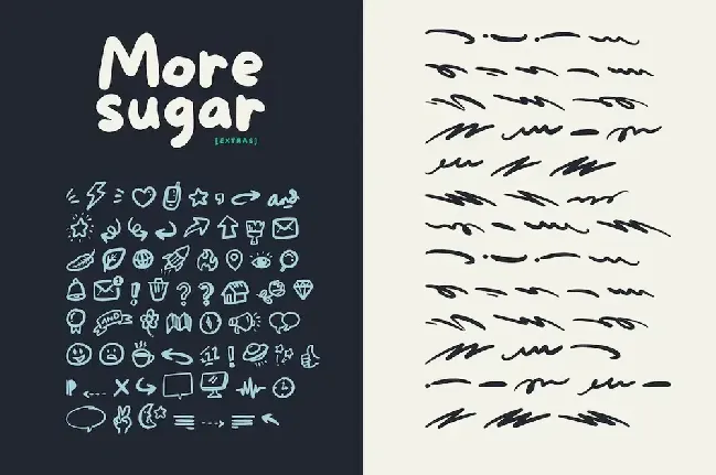 More Sugar font