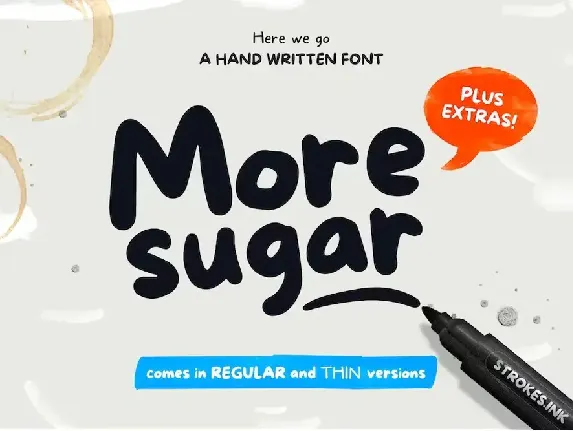 More Sugar font