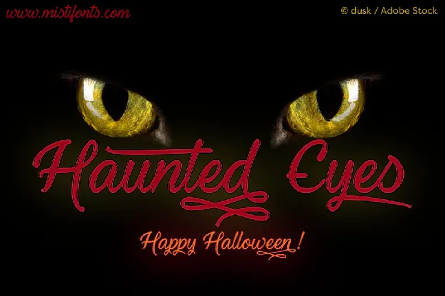 Haunted Eyes font