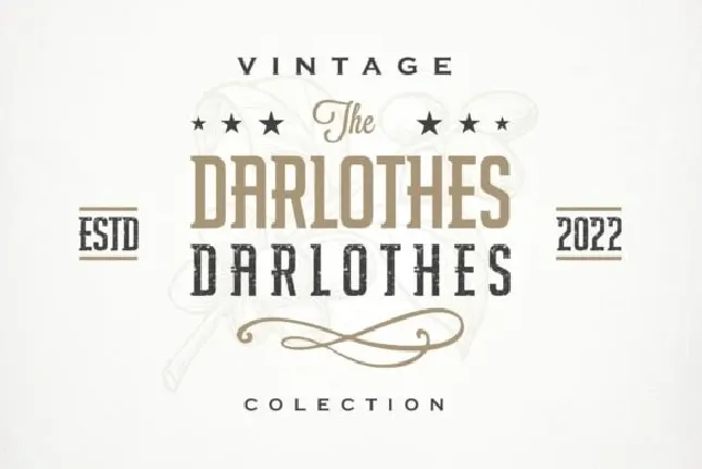 Darlothes font