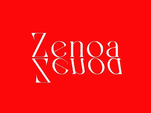 Zenoa Family font