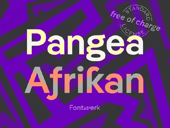 Pangea Afrikan Family font