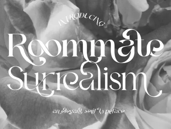 Roommate Surrealism font